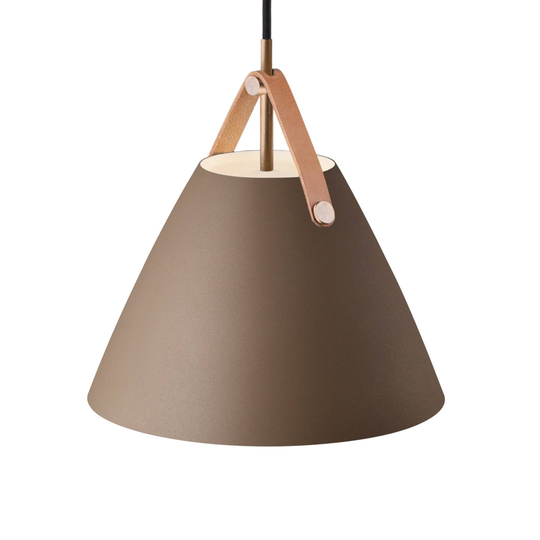 Strap-riippuvalo, metallivarjostin, beige, 27 cm