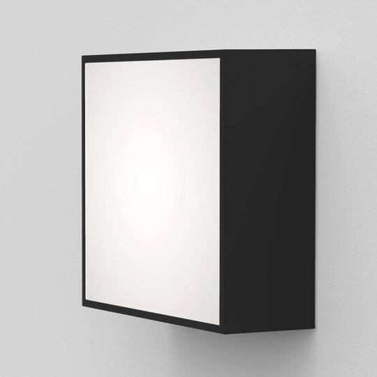 Astro Kea Square 140 -LED-seinävalaisin, musta