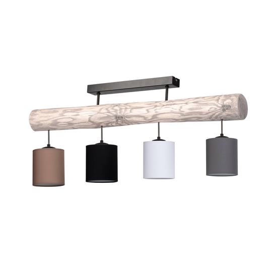 Kattovalaisin Furesta harmaa monivärinen 4-lamp.
