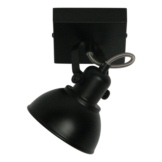 Santo-LED-kattovalaisin, 1-lamp., musta