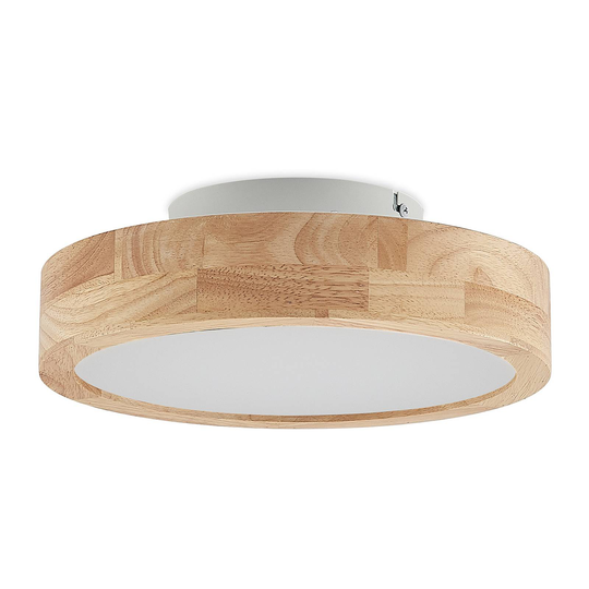 Lindby Lanira -LED-kattovalaisin tammea, 30 cm