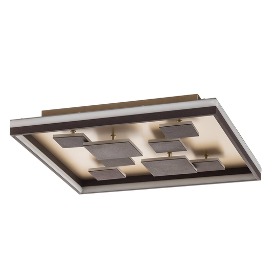 LED-kattovalaisin Rico, himmennettävä, kulmikas