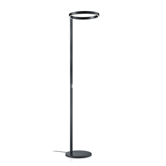 LED-lattiavalo Lana, musta, eleohjaus