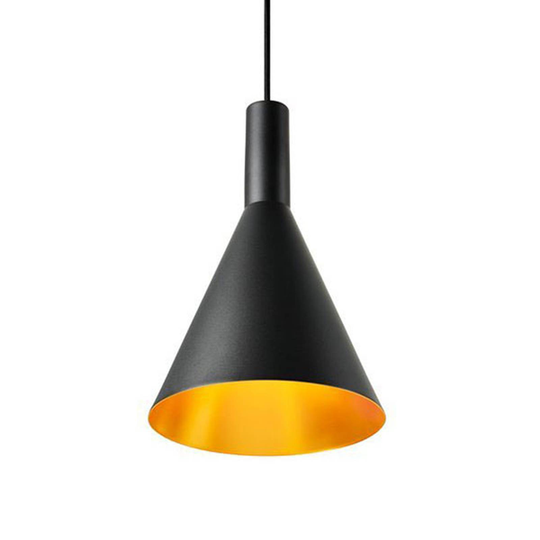 SLV Phelia -riippuvalo musta/kulta, Ø 28 cm
