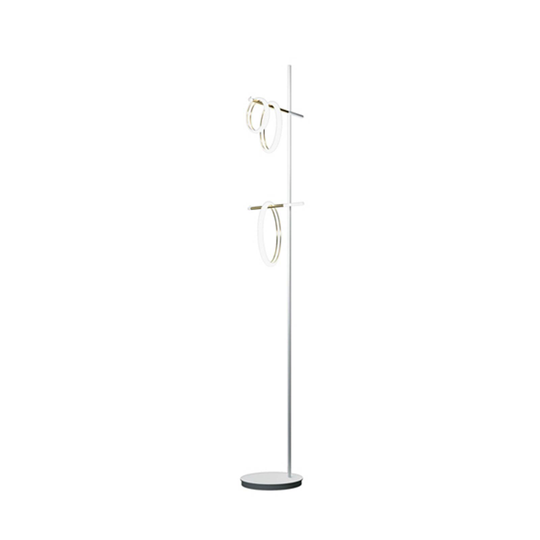 LED-lattiavalo Ulaop, kolme rengasta, valkoinen