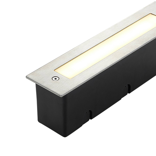 LED-seinäuppovalaisin Roni, terästä, 27 cm