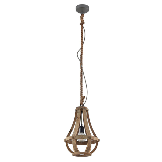 Lindby Tojaka -riippuvalo puuta, 32 cm