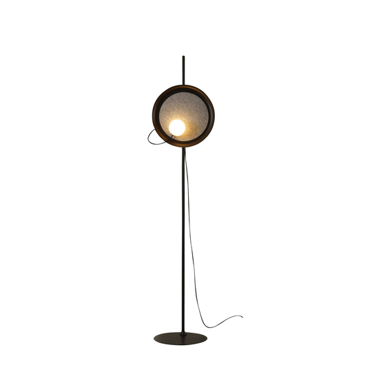 Milan Wire -lattiavalo Ø 38 cm antrasiitti