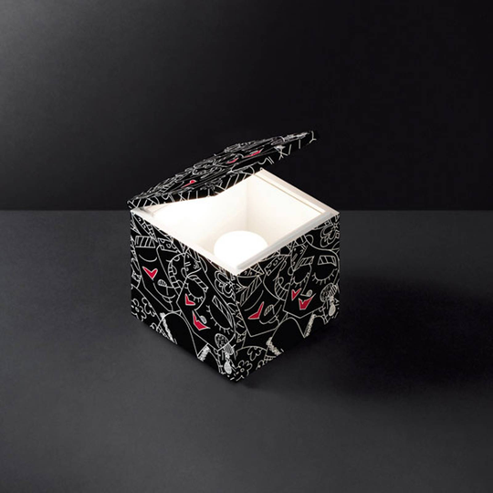 Cini&Nils Cuboluce LED-pöytälamppu Britto black