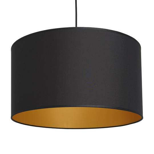 Soho-riippuvalo lieriö 1 lamppu 40cm musta/kulta