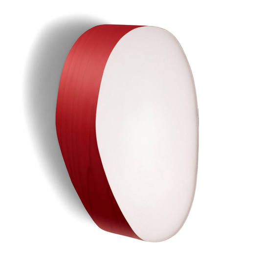 LZF Guijarro Small -LED-seinävalaisin, punainen