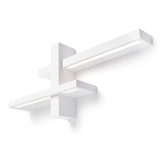 LED-seinävalaisin Magnesia T286 60 cm x 27 cm