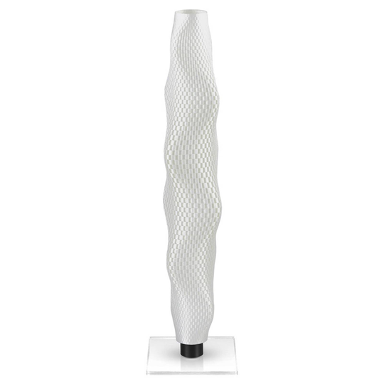 LED-lattiavalo Flechtwerk Kaktus 75 cm, valkoinen