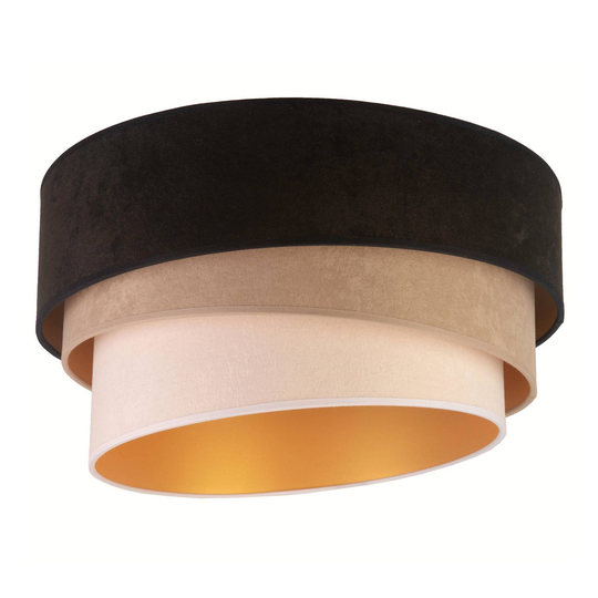 Kattovalaisin Devon, musta/beige/ecru/kulta Ø45cm
