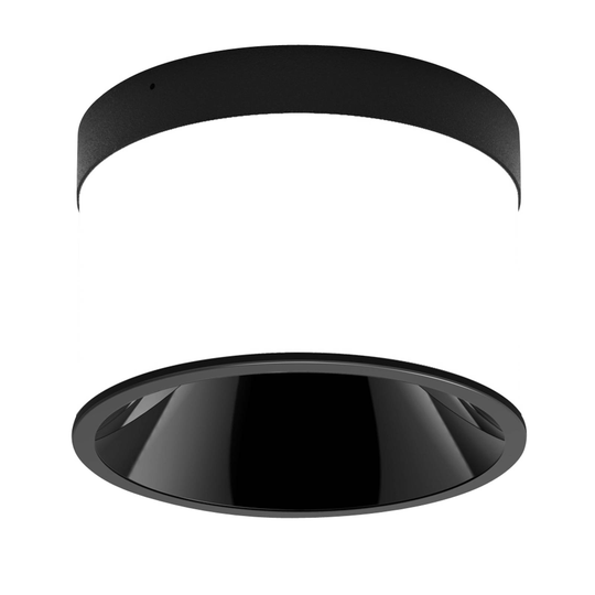 Molto Luce Dark Night -kattovalo 4000K musta-valko