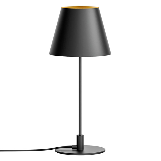 BEGA Studio Line -pöytälamppu, musta/messinki