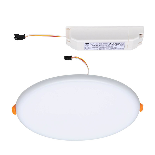 Paulmann-LED-paneeli Veluna, 3-Step CCT 21,5cm