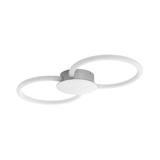 Lucande Clasa -LED-kattovalo, 2-lamppuinen