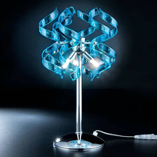 Kiehtova pöytävalaisin Blue
