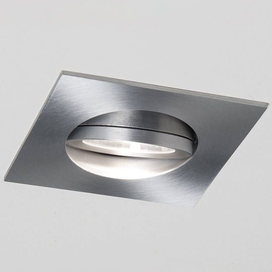 LED-uppospotti Agon Square alumiinia, 3 000 K, 40°