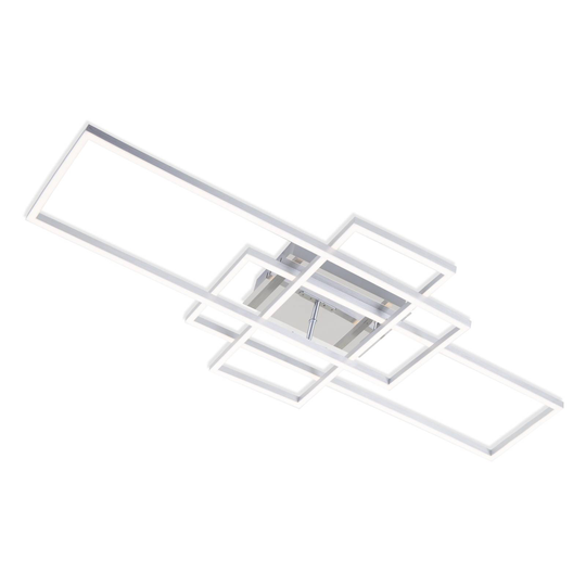 Kattovalo Frame suorakaide, 3 lamppua CCT alumiini