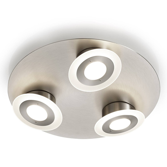 Kolmilamppuinen LED-kattovalaisin Alida
