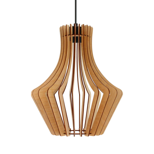 Envolight Floj -riippuvalo koivuvaneria, Ø 30 cm
