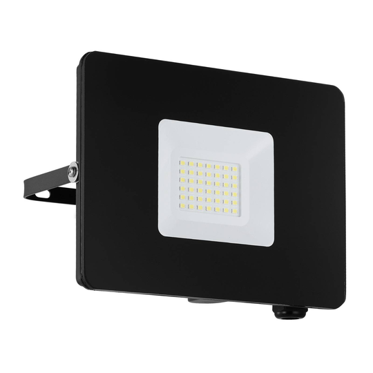 LED-kohdevalaisin ulos Faedo 3, musta, 30 W
