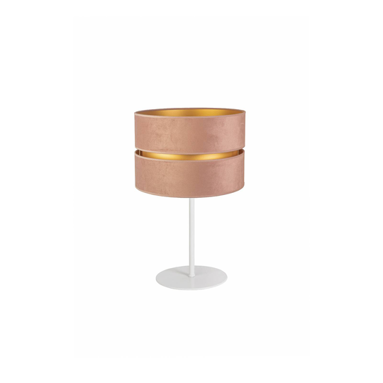 Pöytälamppu Golden Duo korkeus 30 cm, roosa/kulta