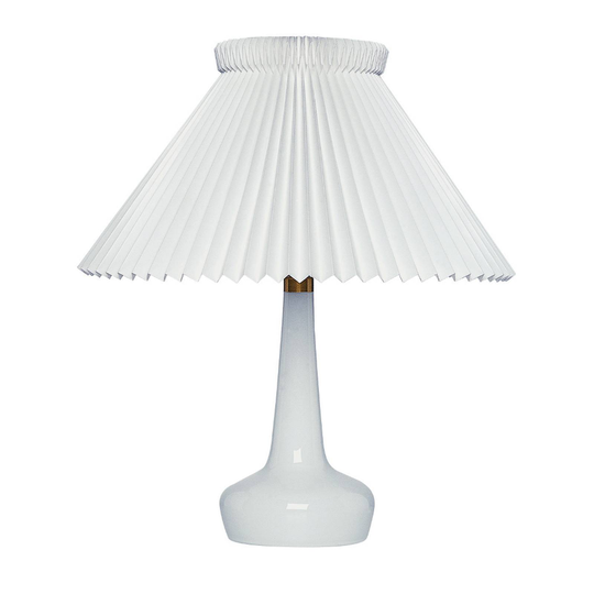 LE KLINT 311-pöytälamppu valkoinen/messinki K 48cm