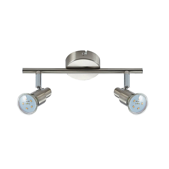 ELC Farida -LED-kohdevalo, nikkeli, 2-lamp.