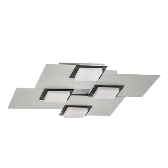 BANKAMP Quadro LED-kattovalaisin 32W hopea