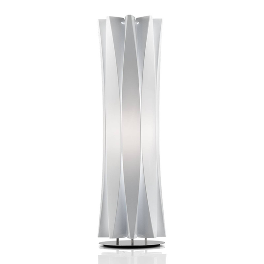 Slamp Bach -pöytävalaisin, korkeus 73 cm valkoinen