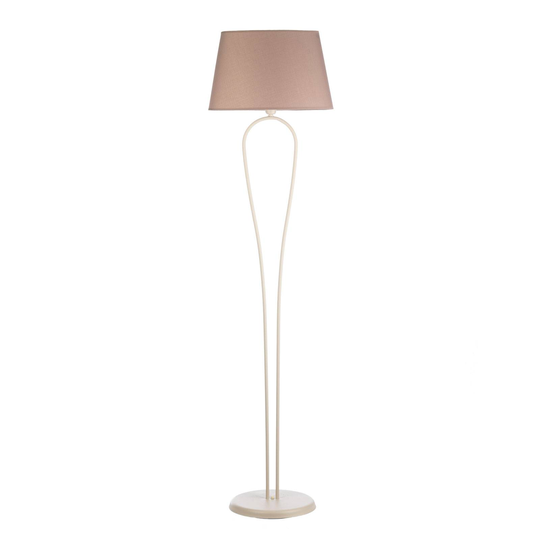 Lattiavalo Zen, beige varjostin, korkeus 175 cm