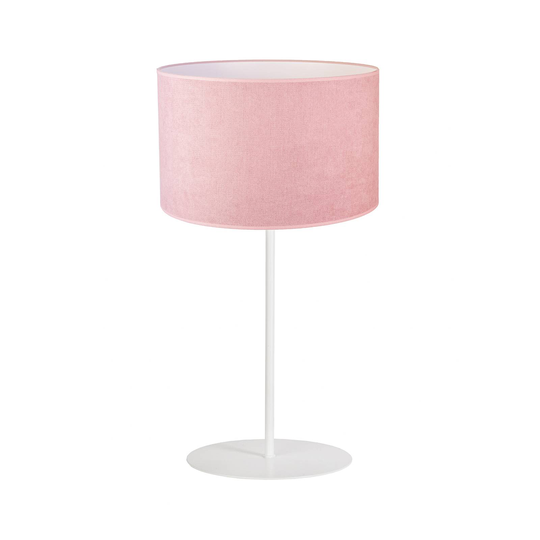 Pöytälamppu Pastell Roller, korkeus 50 cm, roosa