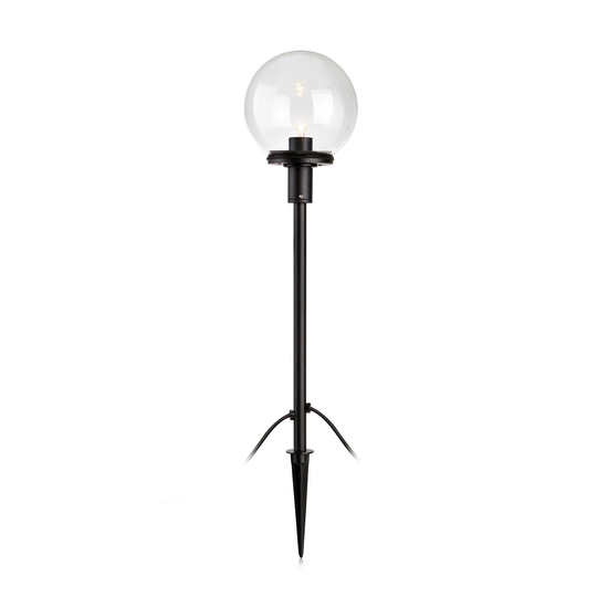 Garden 24 -LED-pylväsvalo Sphere, pallovarjostin