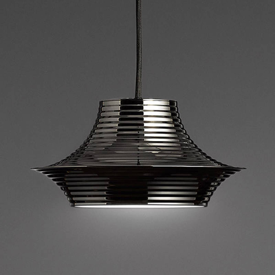 Bover Tibeta 03 - LED-riippulamppu, kromi-musta