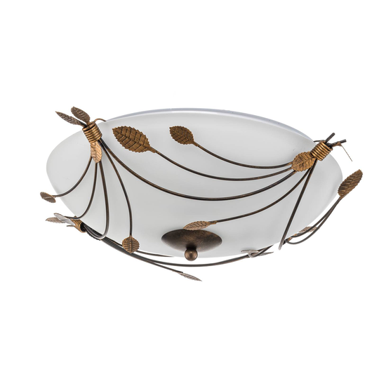 Foglie-kattovalaisin 46 cm, 2 lamppua