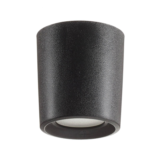 Livia-alasvalo Ø 9,6 cm CCT musta/frosted