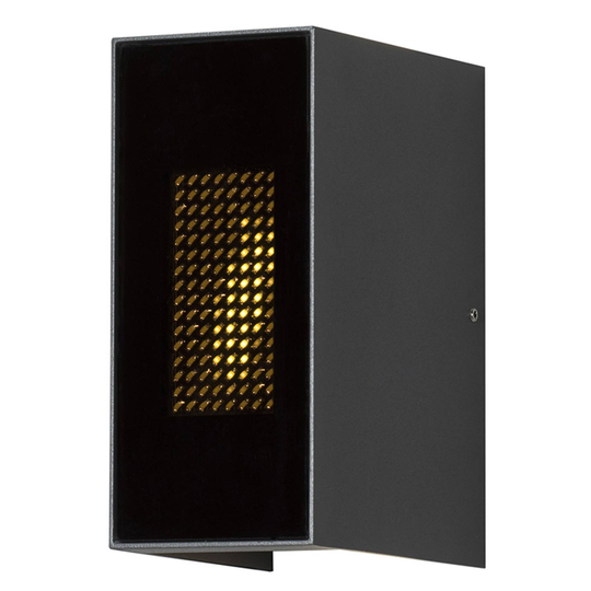LED-ulkoseinävalaisin Cremona, liekkiefekti
