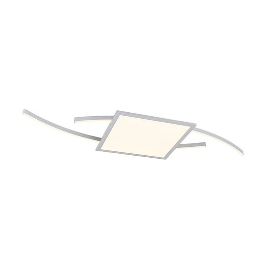 Lucande Tiaro -LED-kattovalo kulmikas 40 cm, CCT