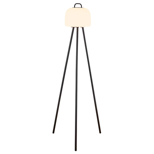 LED-lattiavalaisin Kettle Tripod, varjostin 22 cm