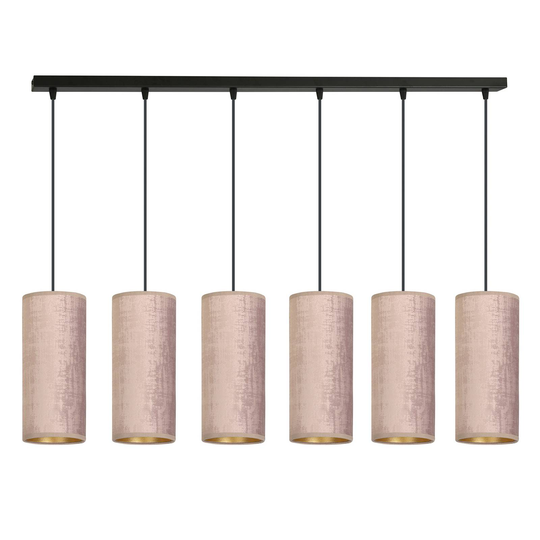 Riippuvalo Joni, tekstiili, 6x, pitkä, rosé-kulta