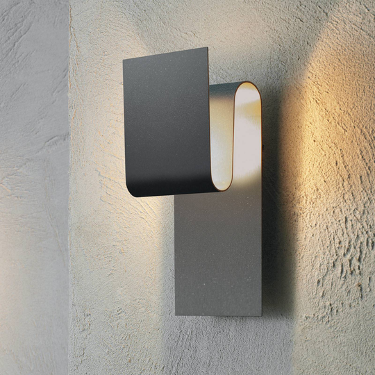 Escale Fold -LED-seinävalaisin, antrasiitti