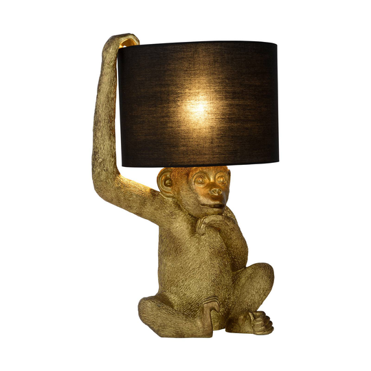 Extravaganza Chimp -pöytälamppu kulta/musta