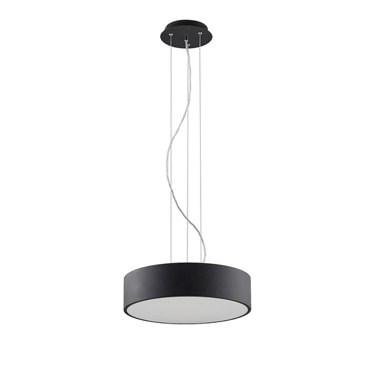 Arcchio Noabelle -LED-riippuvalaisin, musta, 40 cm
