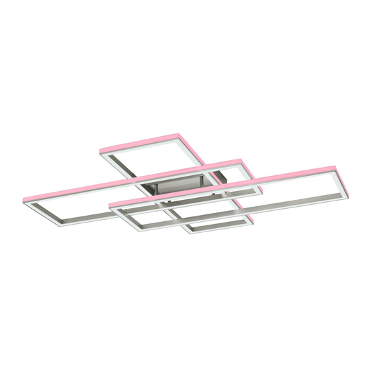Paul Neuhaus Helix -LED-kattovalo, 3 kehystä 116cm