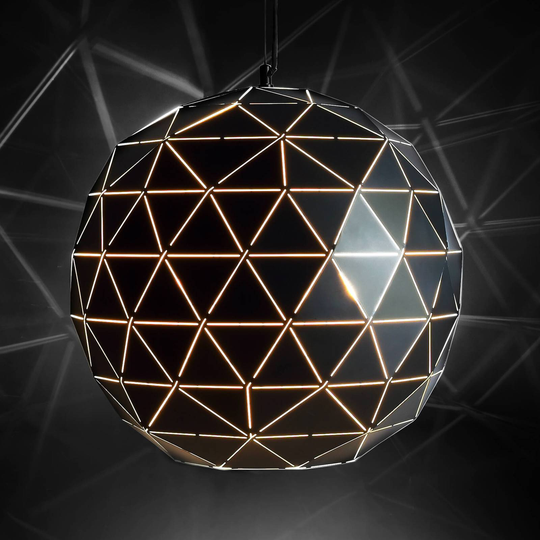 Riippuvalaisin Asterope, Ø 50 cm pyöreä, musta