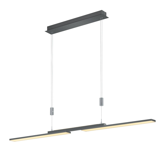 B-Leuchten Less LED-riippuvalaisin, antrasiitti