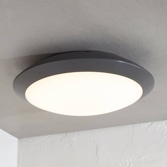 LED-ulkokattovalaisin Naira, harmaa, ei anturia
